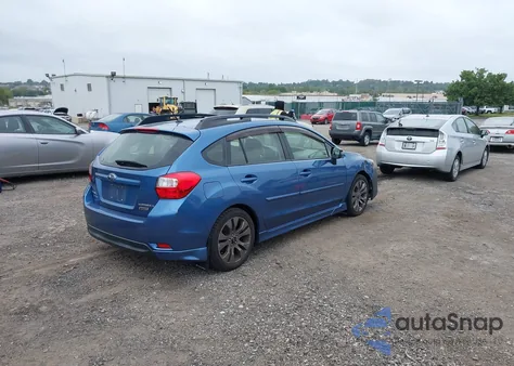 2015 Subaru Impreza 2.0I Sport Premium from USA, damaged, VIN JF1GPAT62F8307573